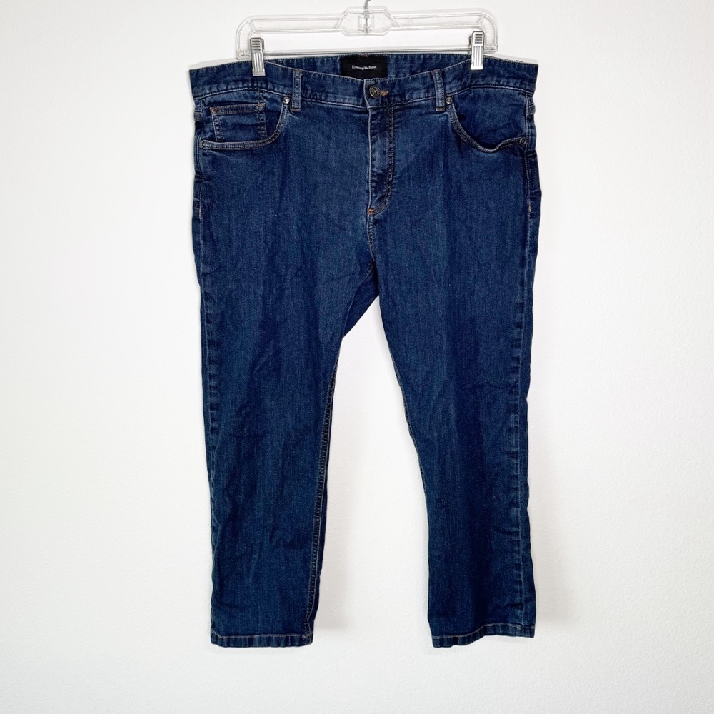 Ermenegildo Zegna Mens Tailored Fit‎ Straight Leg 38 x 24.5 Denim Jeans